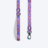 Dash Dog Circle Printed Leash - Violet & Red - Heads Up For Tails