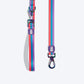 Dash Dog Horizontal Pace 6 Way Leash - Violet, Green & Red - Heads Up For Tails
