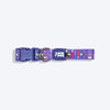 Dash Dog Pixel Padded Collar For Dog - Purple - Heads Up For Tails