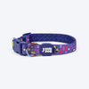 Dash Dog Pixel Padded Collar For Dog - Purple - Heads Up For Tails