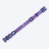 Dash Dog Pixel Padded Collar For Dog - Purple - Heads Up For Tails
