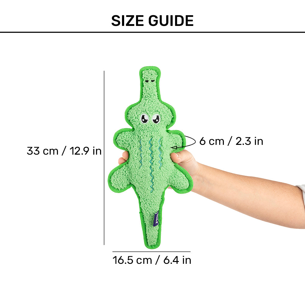 Dash Dog Wild Croc Comfort Dog Toy - Green_11