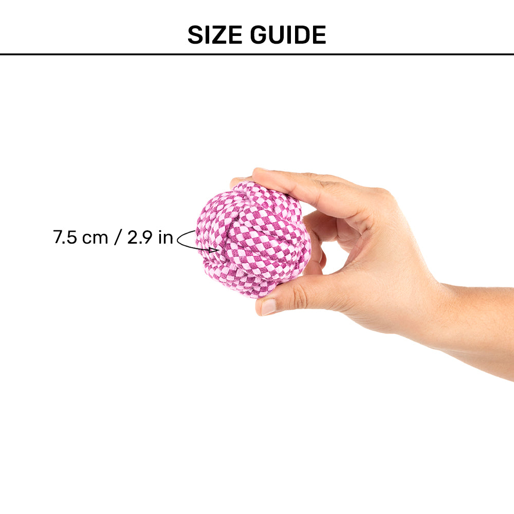 Dash Dog Have A Ball Rope Dog Toy - Lilac/Purple_08