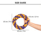 Dash Dog Round Trip Rope Dog Toy - Mustard & Violet_10