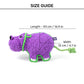 Dash Dog Hippo Tough Toy - Violet_11