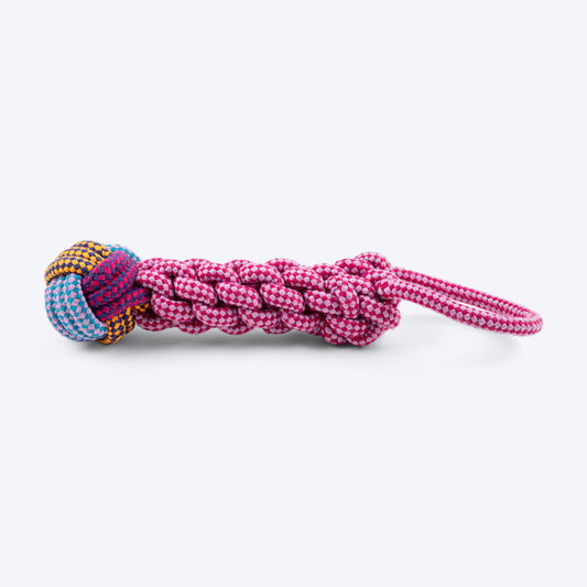 Dash Dog Knots of Fun Rope Toy For Dog - Pink_01