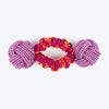 Dash Dog Double Trouble Bungee Rope Toy For Dog - Pink - Heads Up For Tails