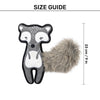 Dash Dog Forest Fox Plush Toy For Dog - Grey - Heads Up For Tails
