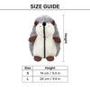 Dash Dog Harry The Hedgehog Toy For Dog - Grey - Heads Up For Tails