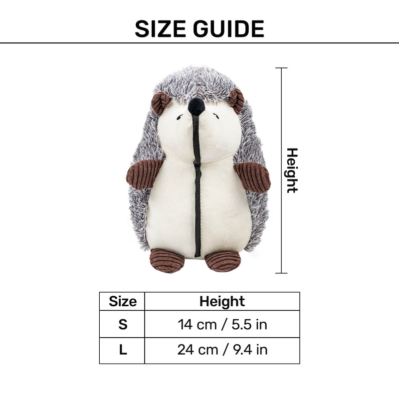 Dash Dog Harry The Hedgehog Toy For Dog - Grey - Heads Up For Tails