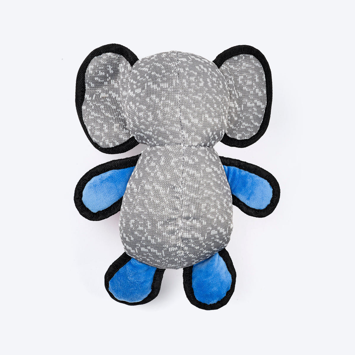 Dash Dog Wiggly Ellie Plush Toy for Dog - Grey - Heads Up For Tails