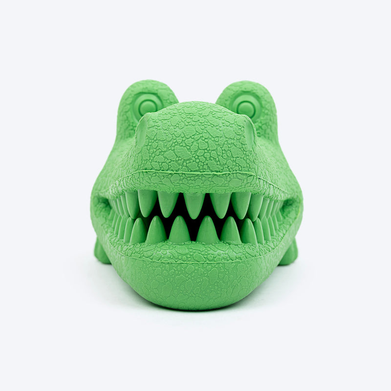 Dash Dog Goofy Gator Chew Toy For Dog - Green - Heads Up For Tails