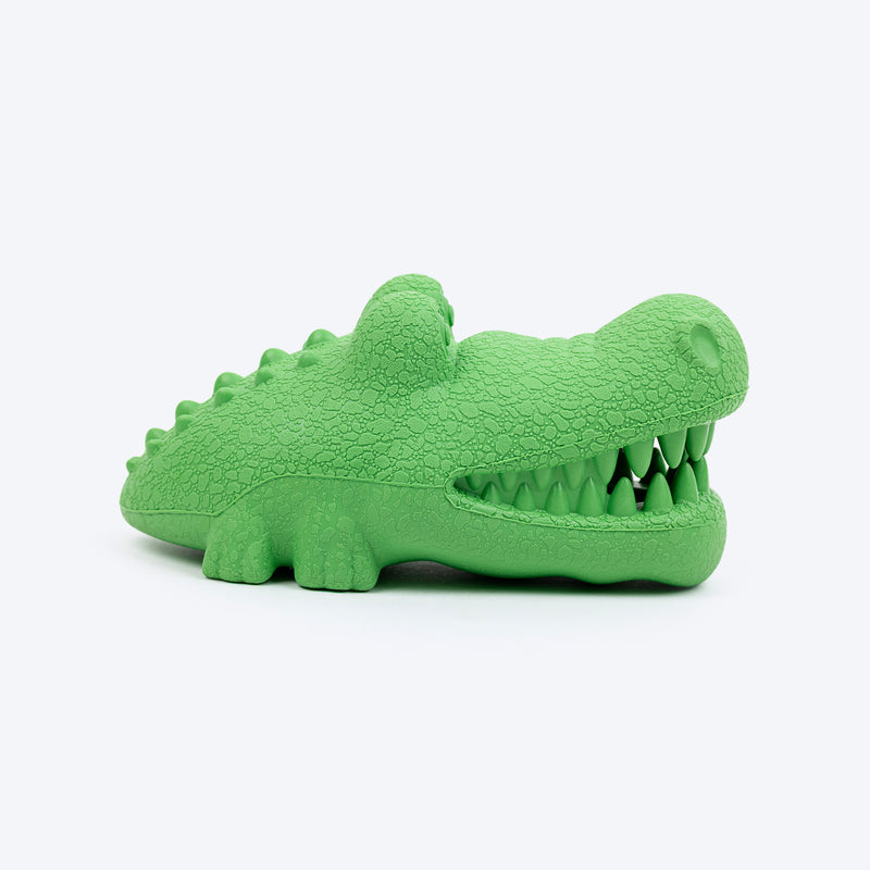 Dash Dog Goofy Gator Chew Toy For Dog - Green - Heads Up For Tails