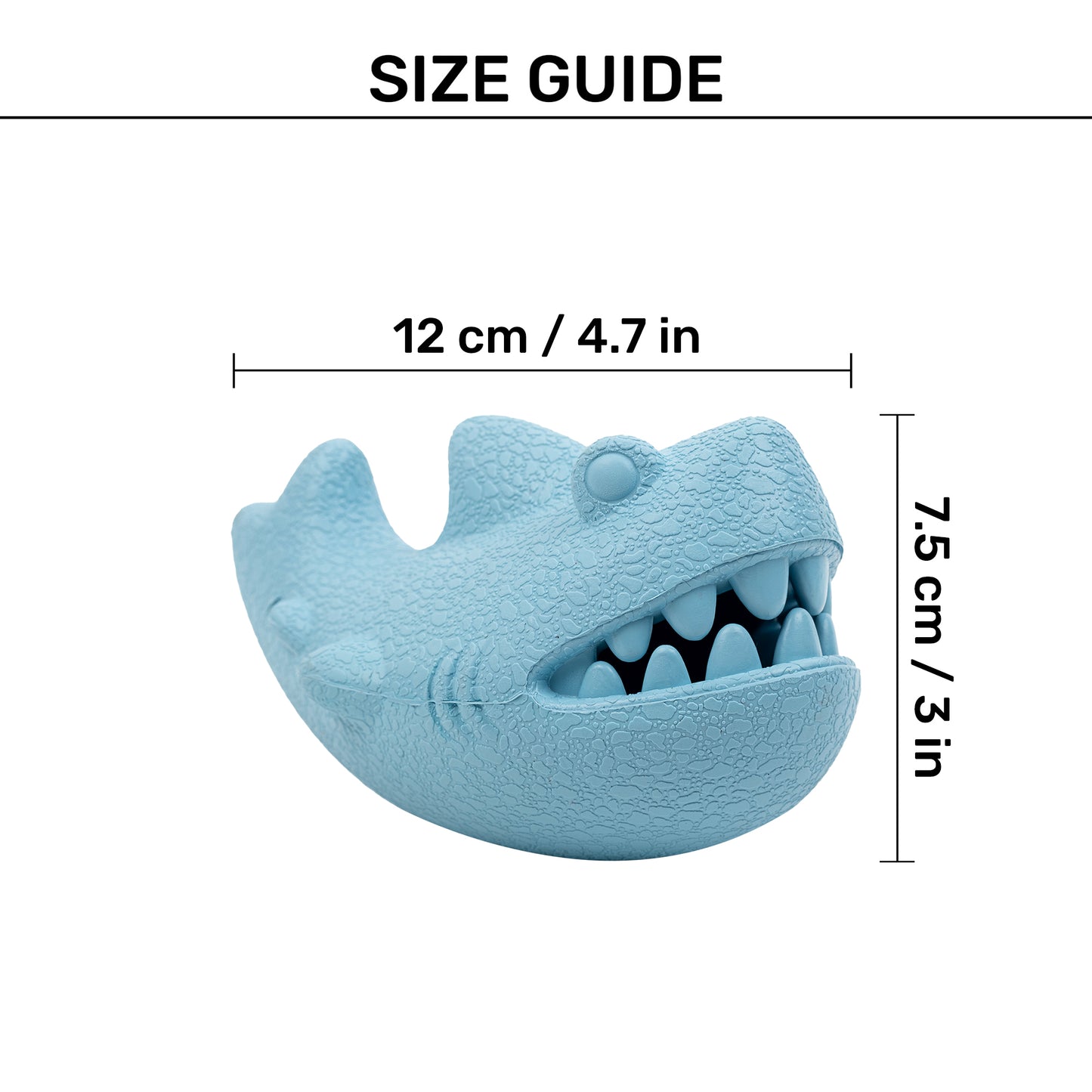 Dash Dog Fin-tastic Chew Toy For Dog - Blue - Heads Up For Tails