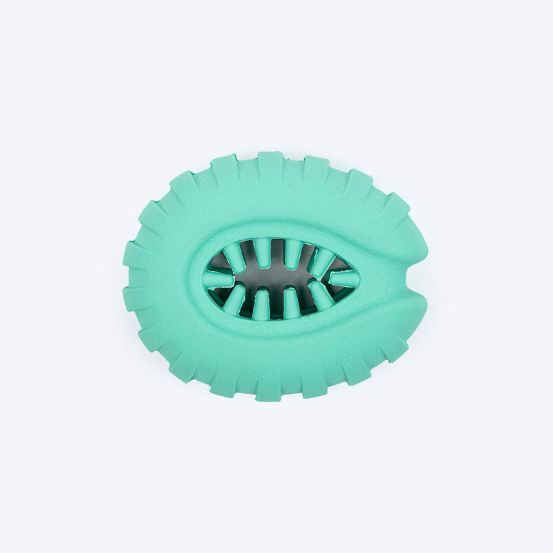 Dash Dog Power Ring Chew Toy For Dog - Teal - Heads Up For Tails
