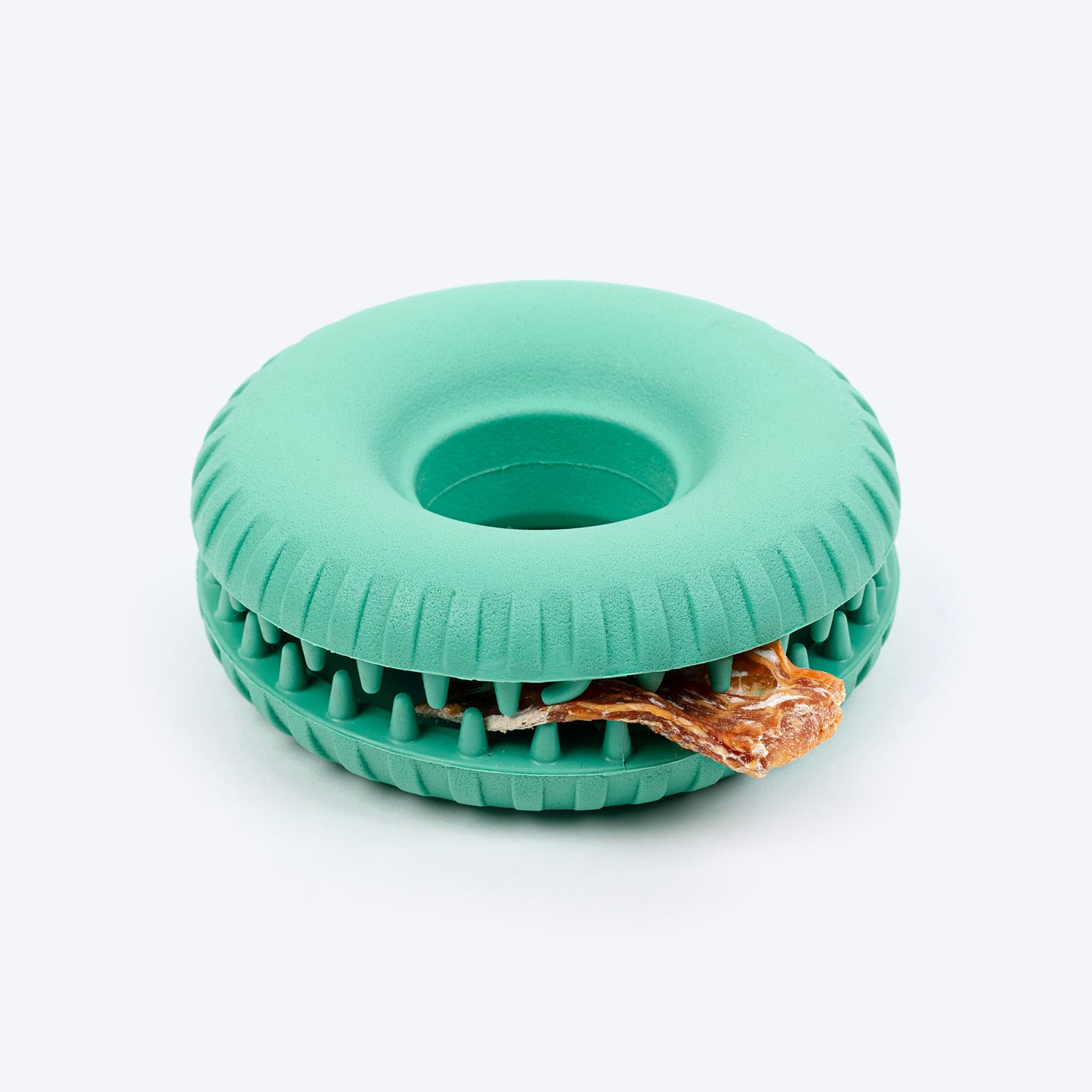 Dash Dog Roll & Chew Tyre Toy For Dog - Teal