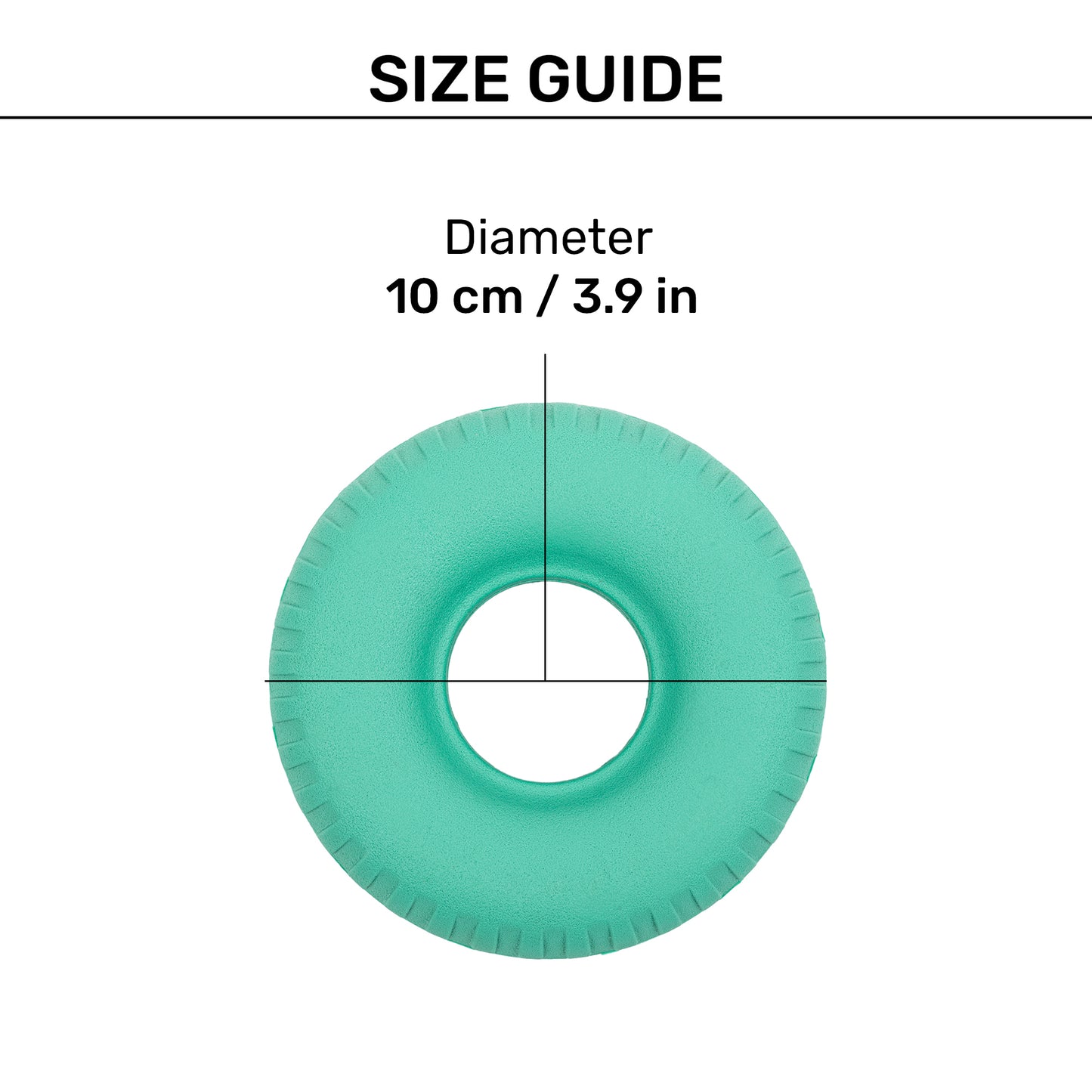 Dash Dog Roll & Chew Tyre Toy For Dog - Teal