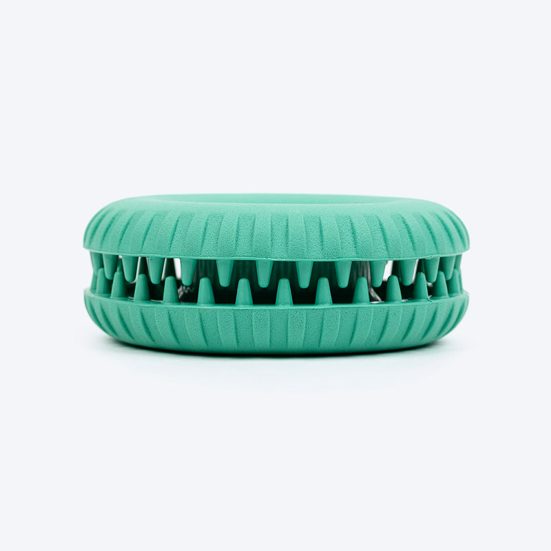 Dash Dog Roll & Chew Tyre Toy For Dog - Teal - Heads Up For Tails