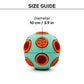 Dash Dog Toss ‘n’ Treat Ball Chew Toy For Dog - Blue & Orange - S - Heads Up For Tails