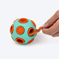 Dash Dog Toss ‘n’ Treat Ball Chew Toy For Dog - Blue & Orange - S - Heads Up For Tails