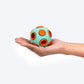 Dash Dog Toss ‘n’ Treat Ball Chew Toy For Dog - Blue & Orange - S - Heads Up For Tails