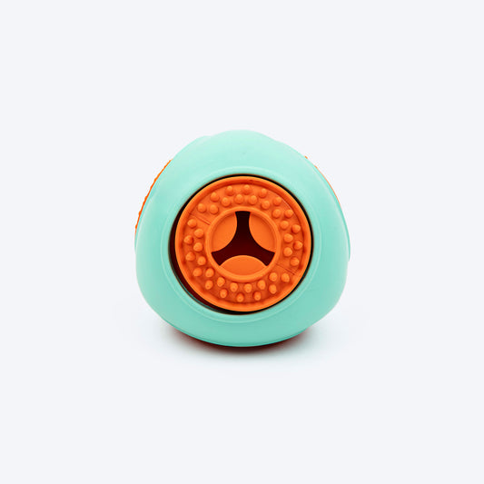 Dash Dog Quadrafun Chew Toy For Dog - Blue & Orange