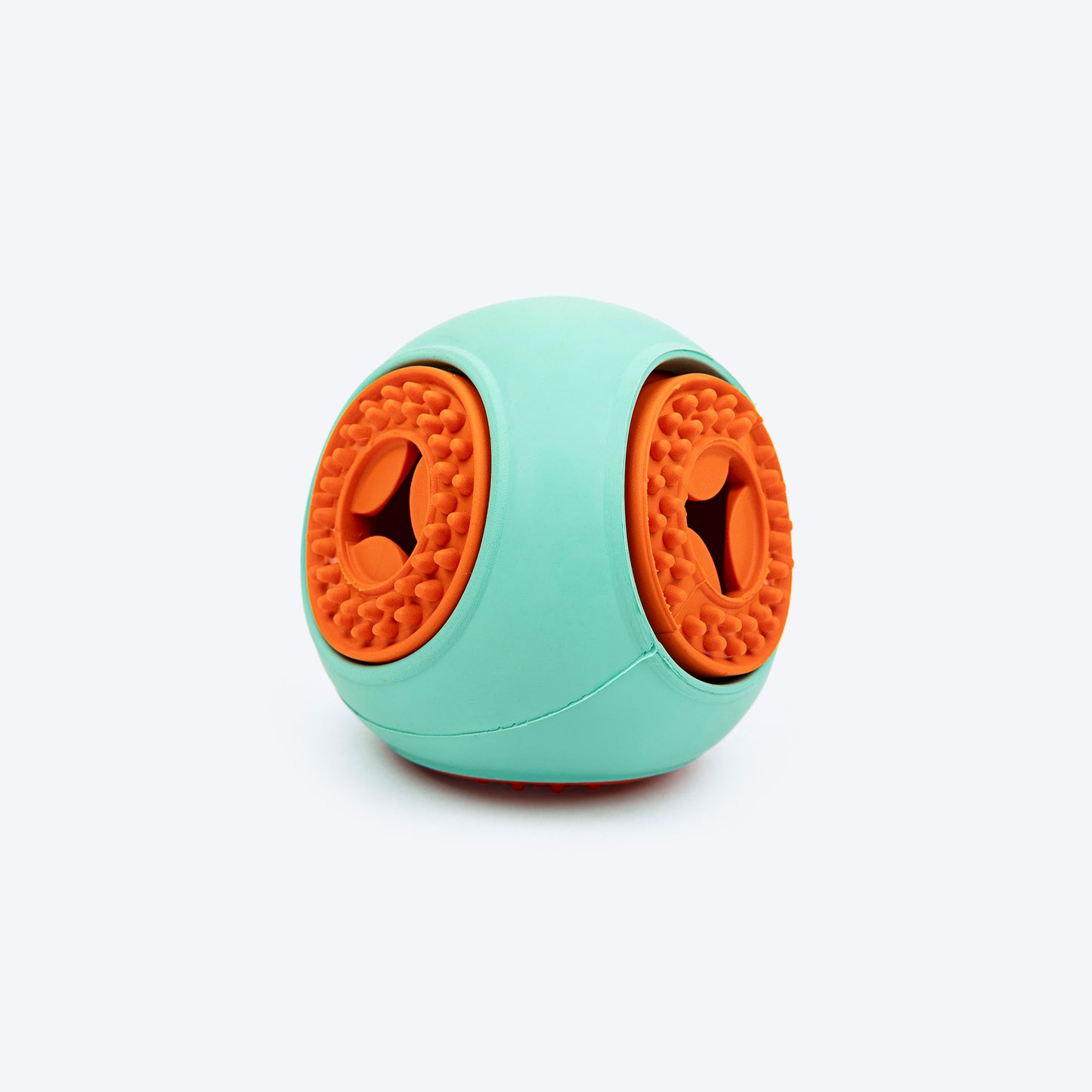 Dash Dog Quadrafun Chew Toy For Dog - Blue & Orange - Heads Up For Tails