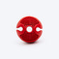 Dash Dog Spikey Snacker Chew Ball Dog Toy - Red - Heads Up For Tails