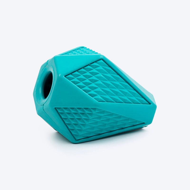 Dash Dog Crystal Treat Chew Toy For Dog - Teal - Heads Up For Tails