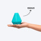 Dash Dog Crystal Treat Chew Toy For Dog - Teal