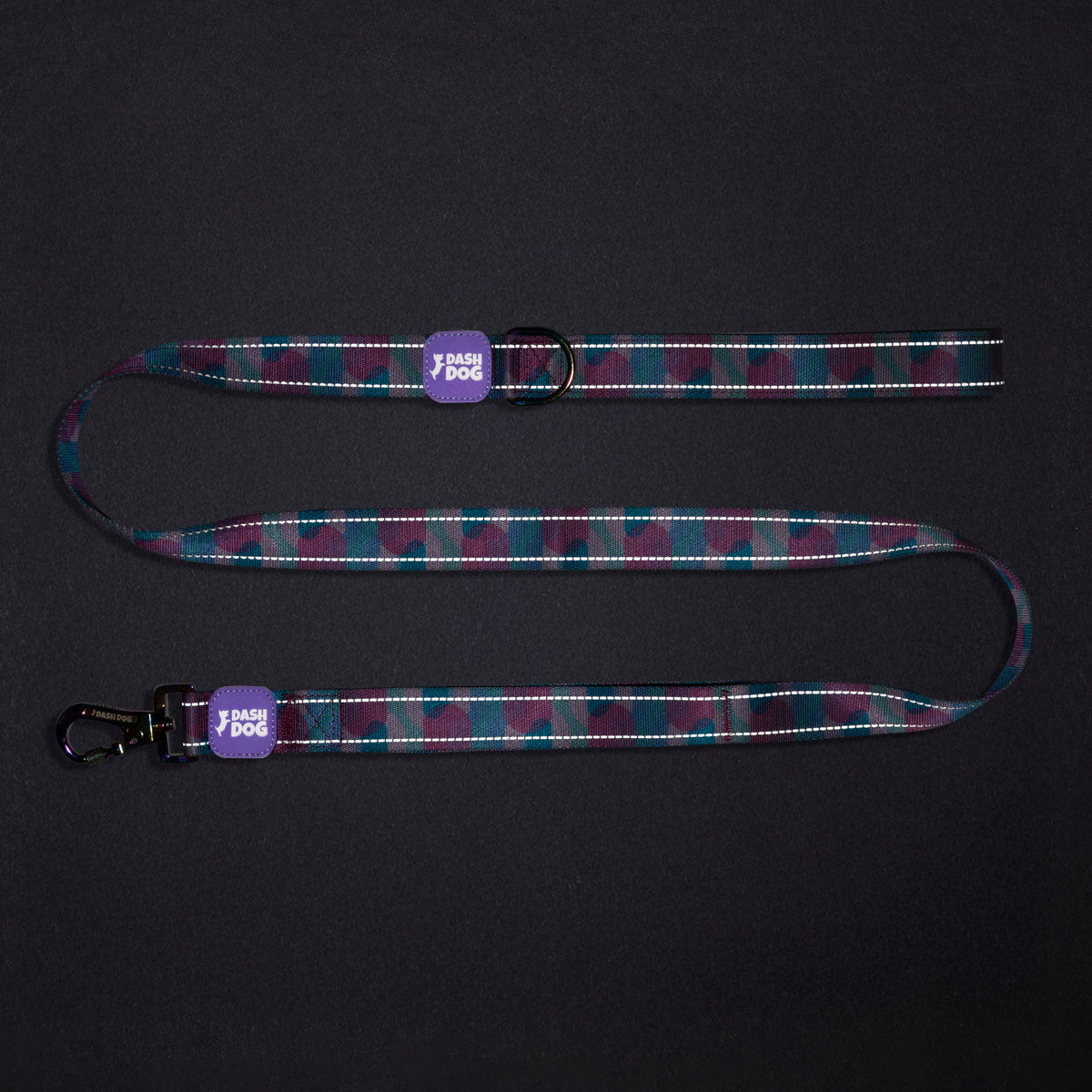 Dash Dog Galaxy Dual Handle Leash For Dog - Purple_13
