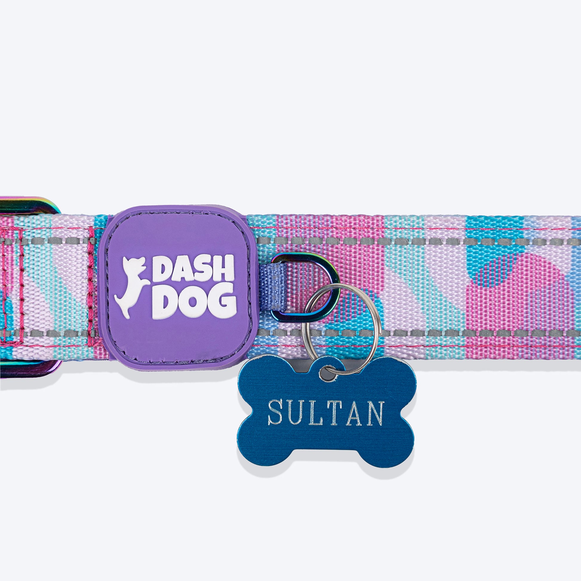 Dash Dog Galaxy Padded Collar For Dog - Purple_11
