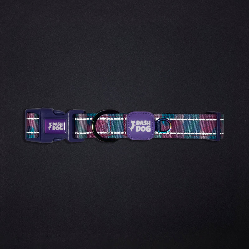 Dash Dog Galaxy Padded Collar For Dog - Purple_12