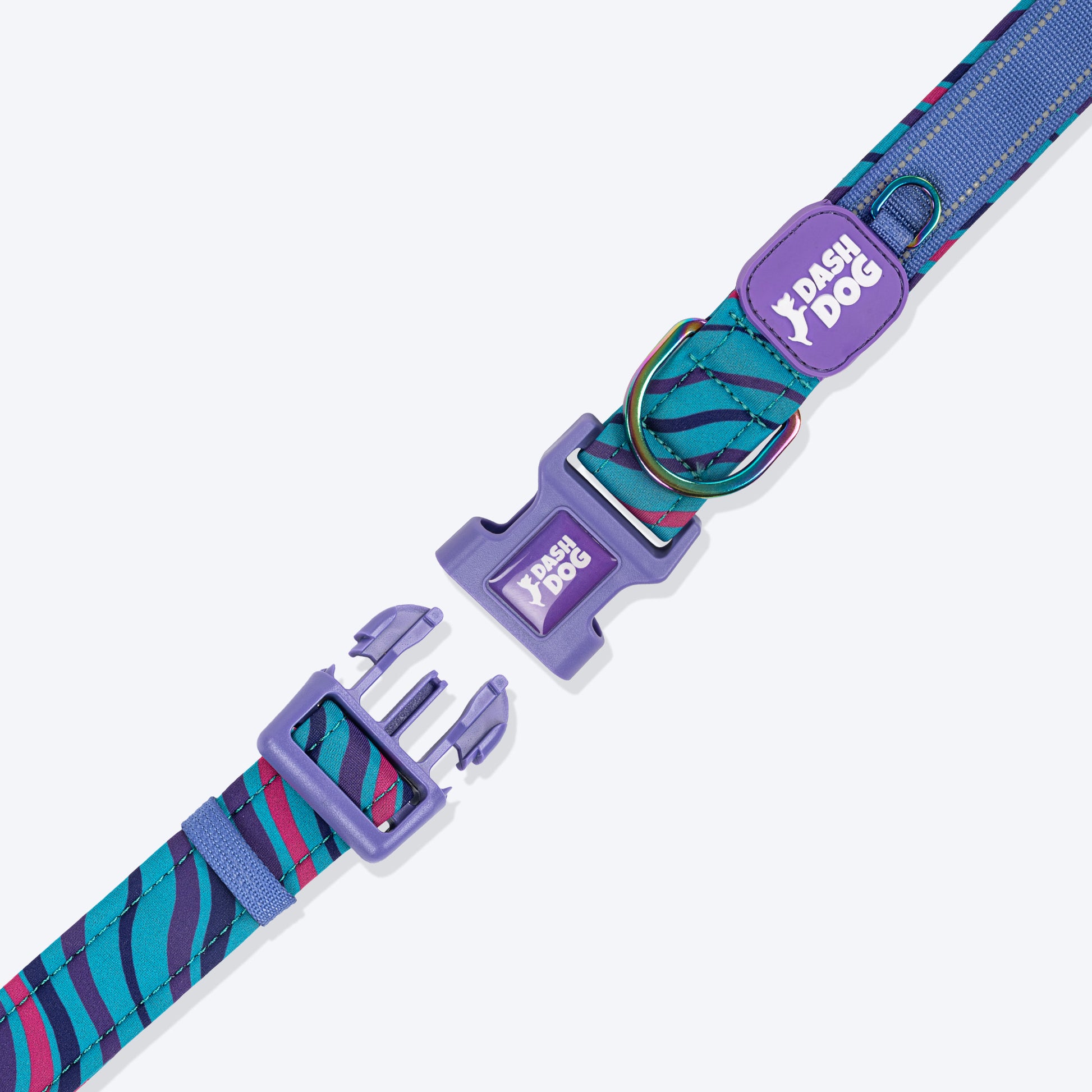 Dash Dog Ocean Breeze Padded Collar For Dog - Teal Blue_10