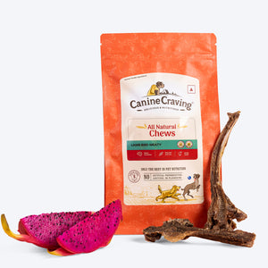 Canine Craving Meaty Lamb Rib Chew Dog Treat - 60g - Heads Up For Tails