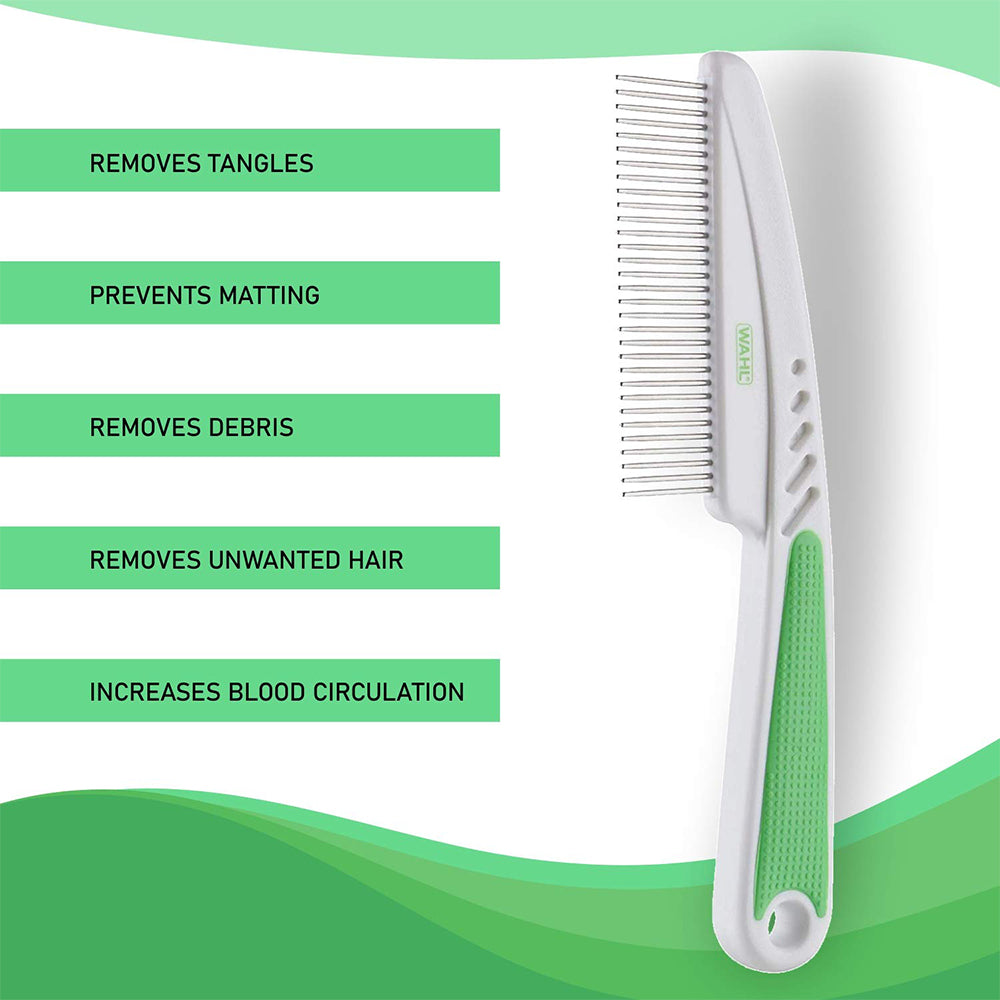 Wahl Pet Detangling Comb For Dogs & Cats - Heads Up For Tails