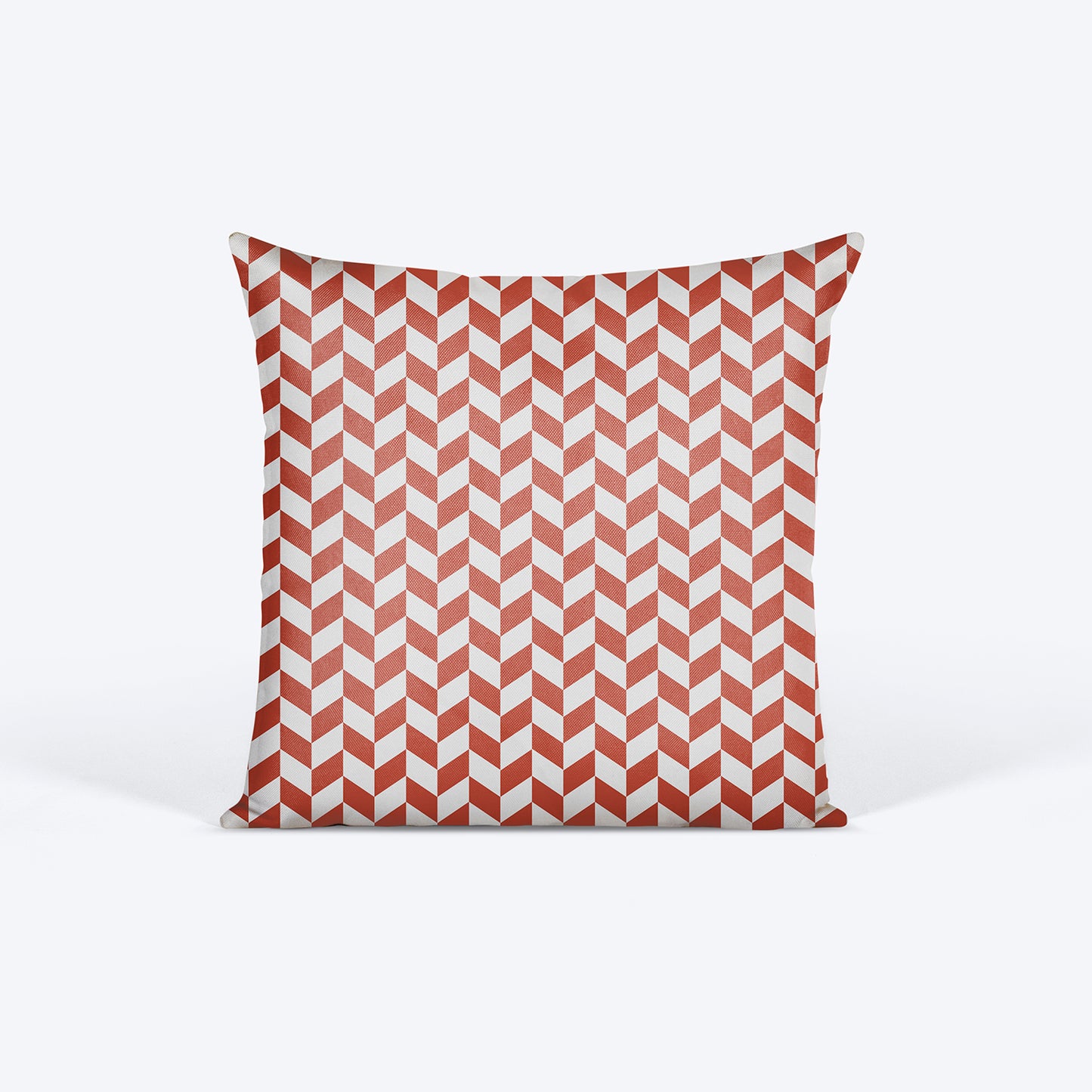 HUFT Orange Chevron with Silhouette Personalised Cushion- 12 inches (30 x 30 cm) - Heads Up For Tails