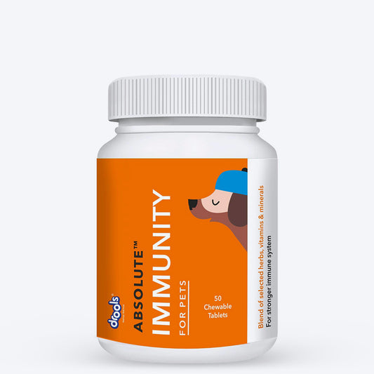 Drools Absolute Immunity Chewable Dog Supplement Tablets - Heads Up For Tails