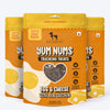 HUFT Yum Nums Soft & Chewy Sticks Egg & Cheese With Real Chicken Treat For Dogs - Heads Up For Tails