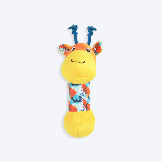 FOFOS Giraffe Squeaky Chew Toy For Puppy - Multicolor - Heads Up For Tails