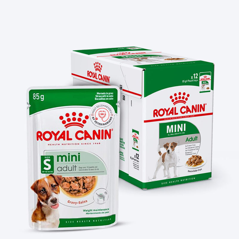 Royal Canin Mini Breed Adult Wet Dog Food - 85 g packs - Heads Up For Tails
