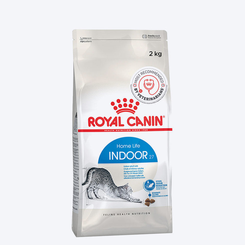 Royal Canin Home Life Indoor 27 Dry Cat Food - 2 kg - Heads Up For Tails