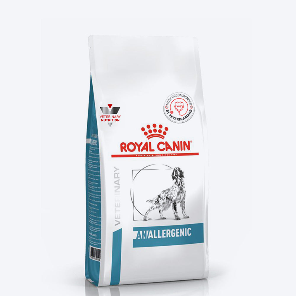 Royal Canin Veterinary Anallergenic Dry Food For Dog - Heads Up For Tails