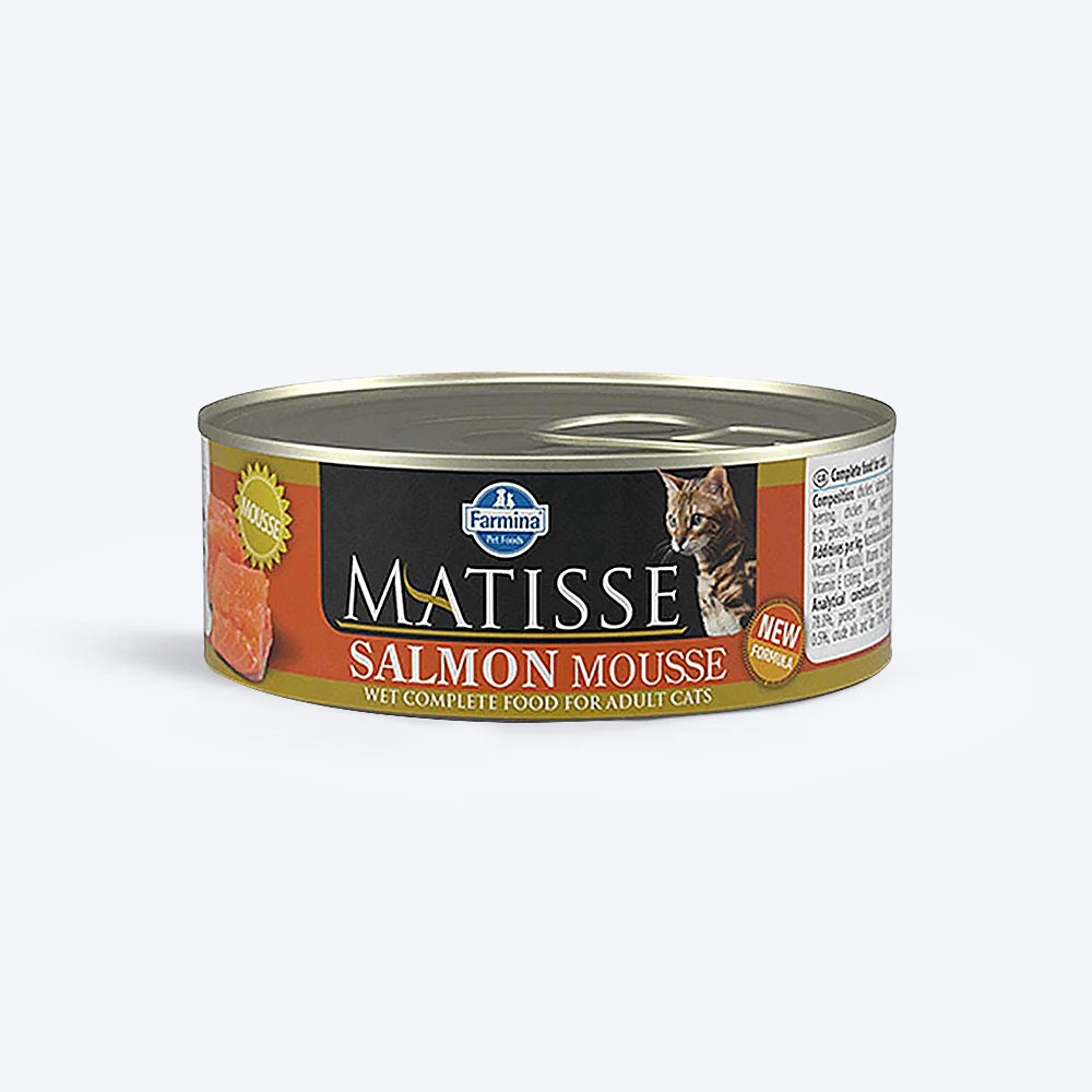 Farmina Matisse Wet Cat Food Salmon Mousse - 85 g - Heads Up For Tails