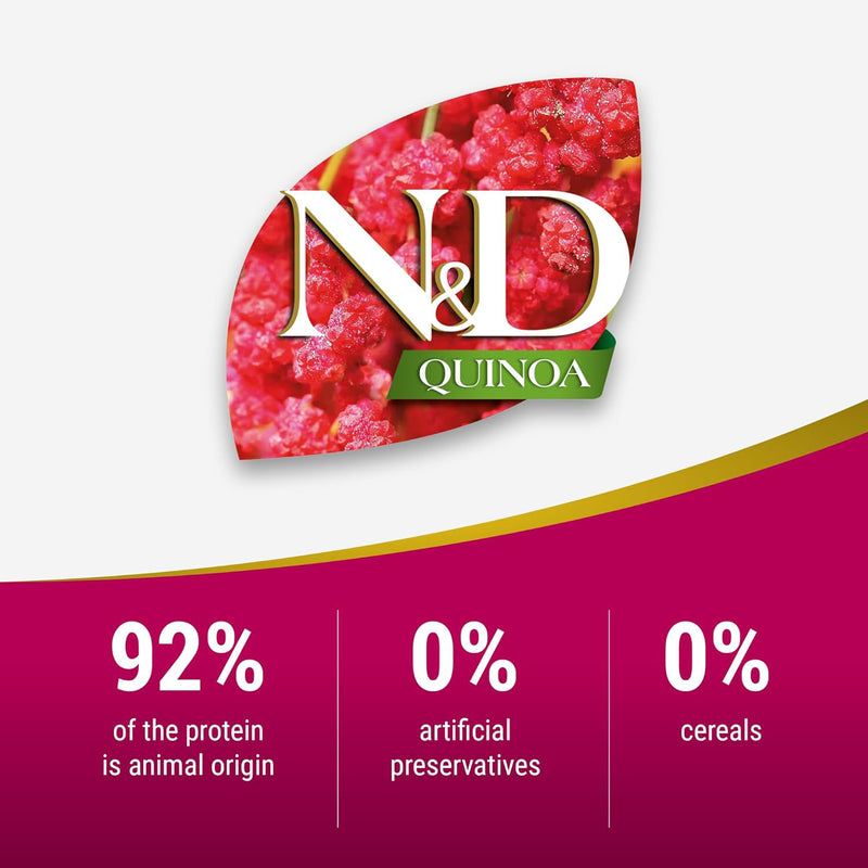 Farmina Quinoa Digestion Lamb Dry Food For Adult Dog - Medium & Maxi - Heads Up For Tails
