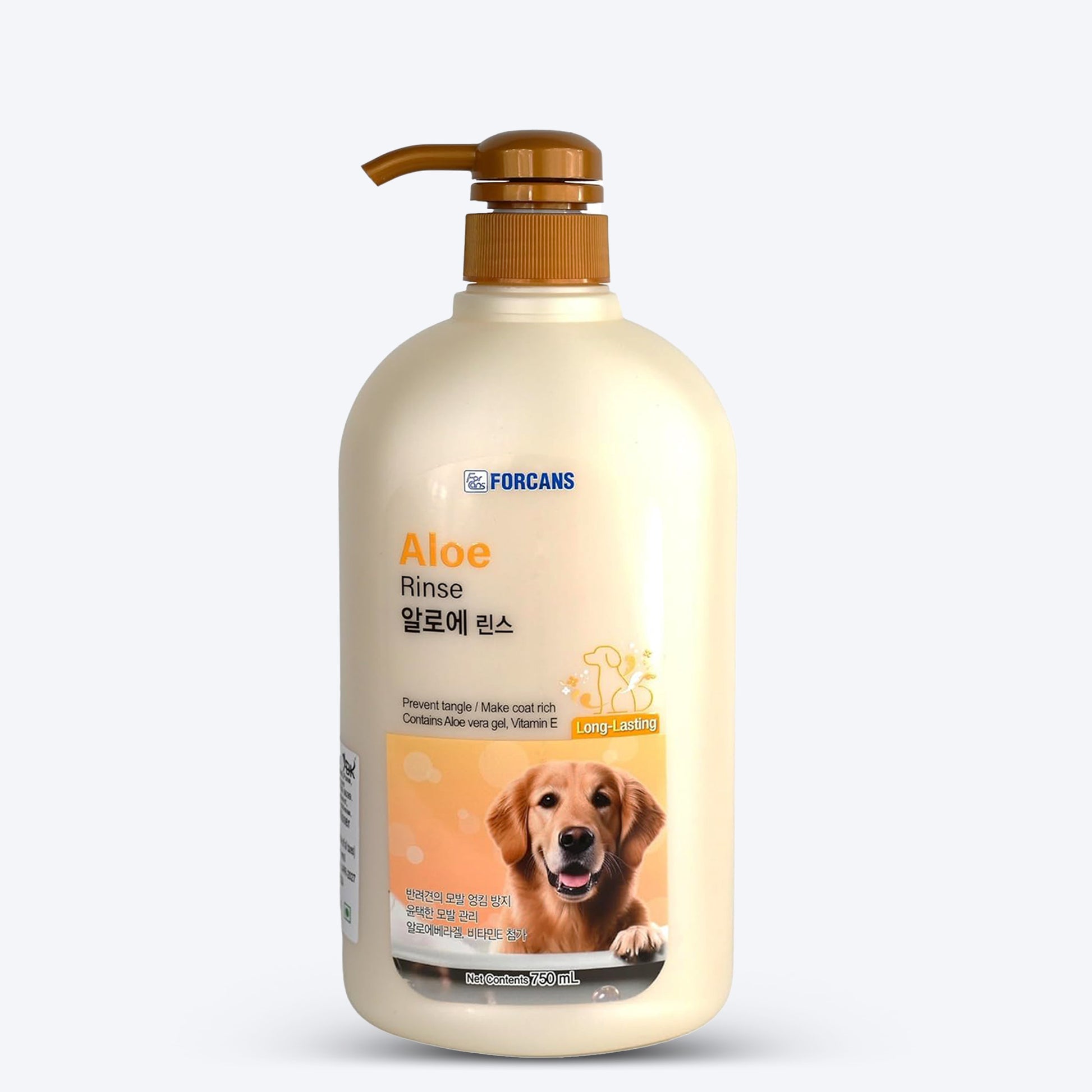 Forcans Aloe Rinse Dog Conditioner - 750 ml - Heads Up For Tails