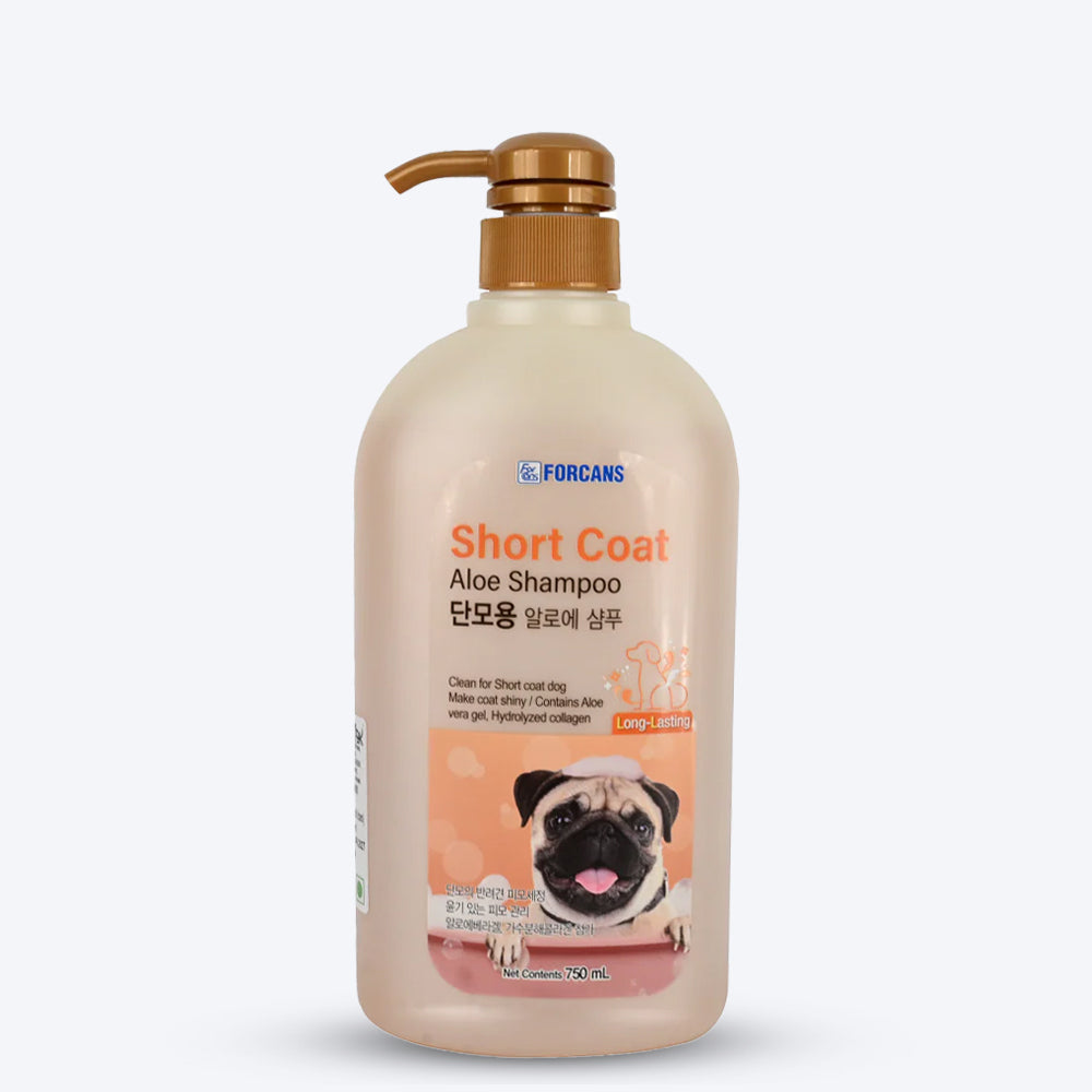 Forcans Short Coat Aloe Shampoo For Dog