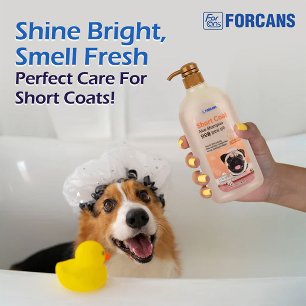 Forcans Short Coat Aloe Dog Shampoo