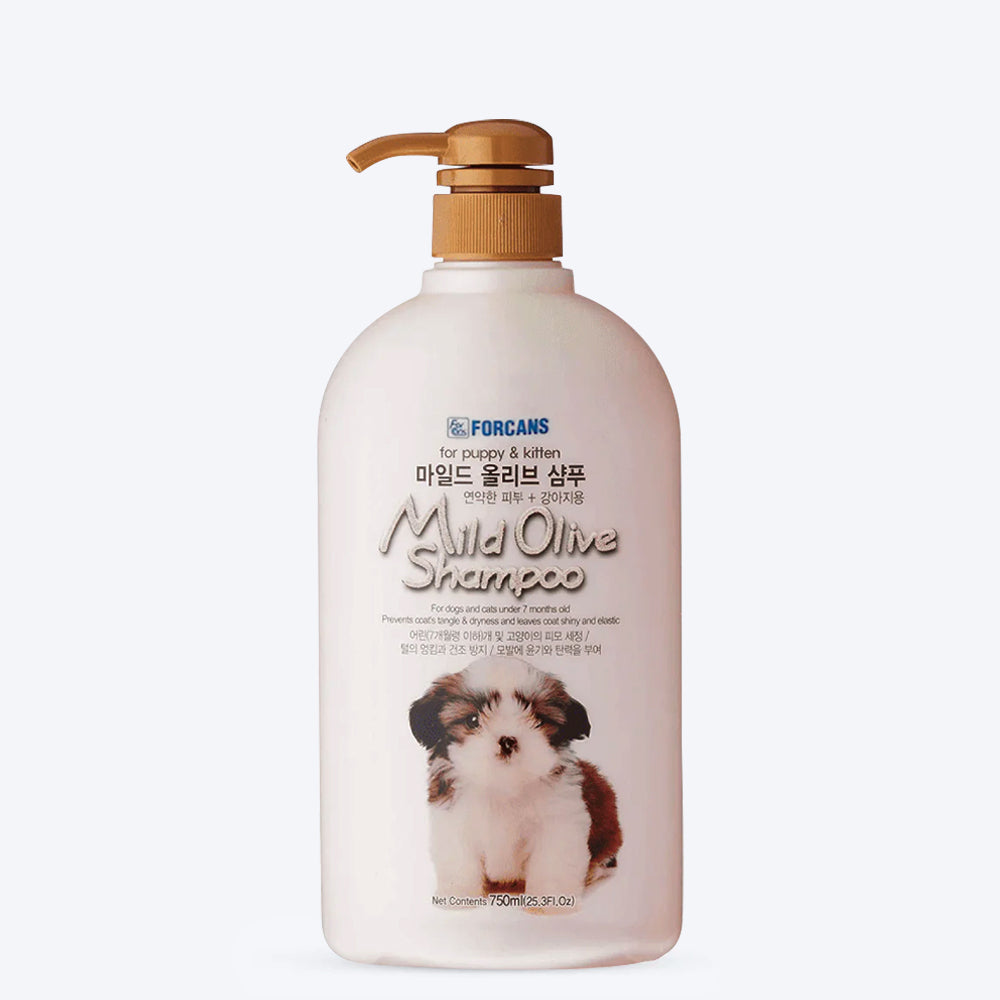 Forcans Mild Olive Shampoo For Puppies &amp; Kitten