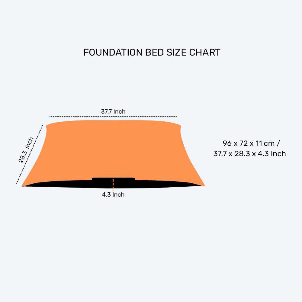 HUFT Foundation Bed For Streeties - Pack Of 3 - Heads Up For Tails